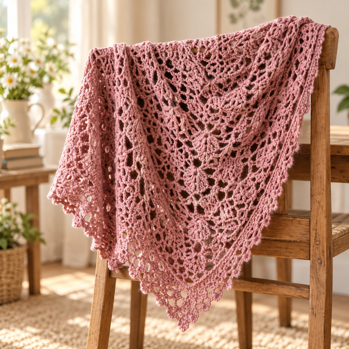 Willow Shawl crochet design
